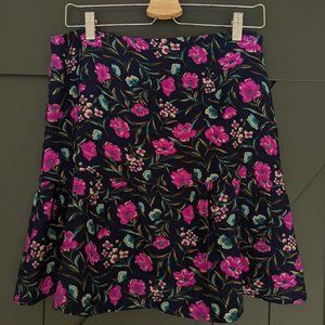 Floral Print Skirt Size Medium